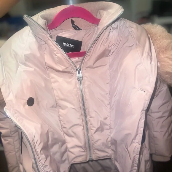 Pink Mackage Coat